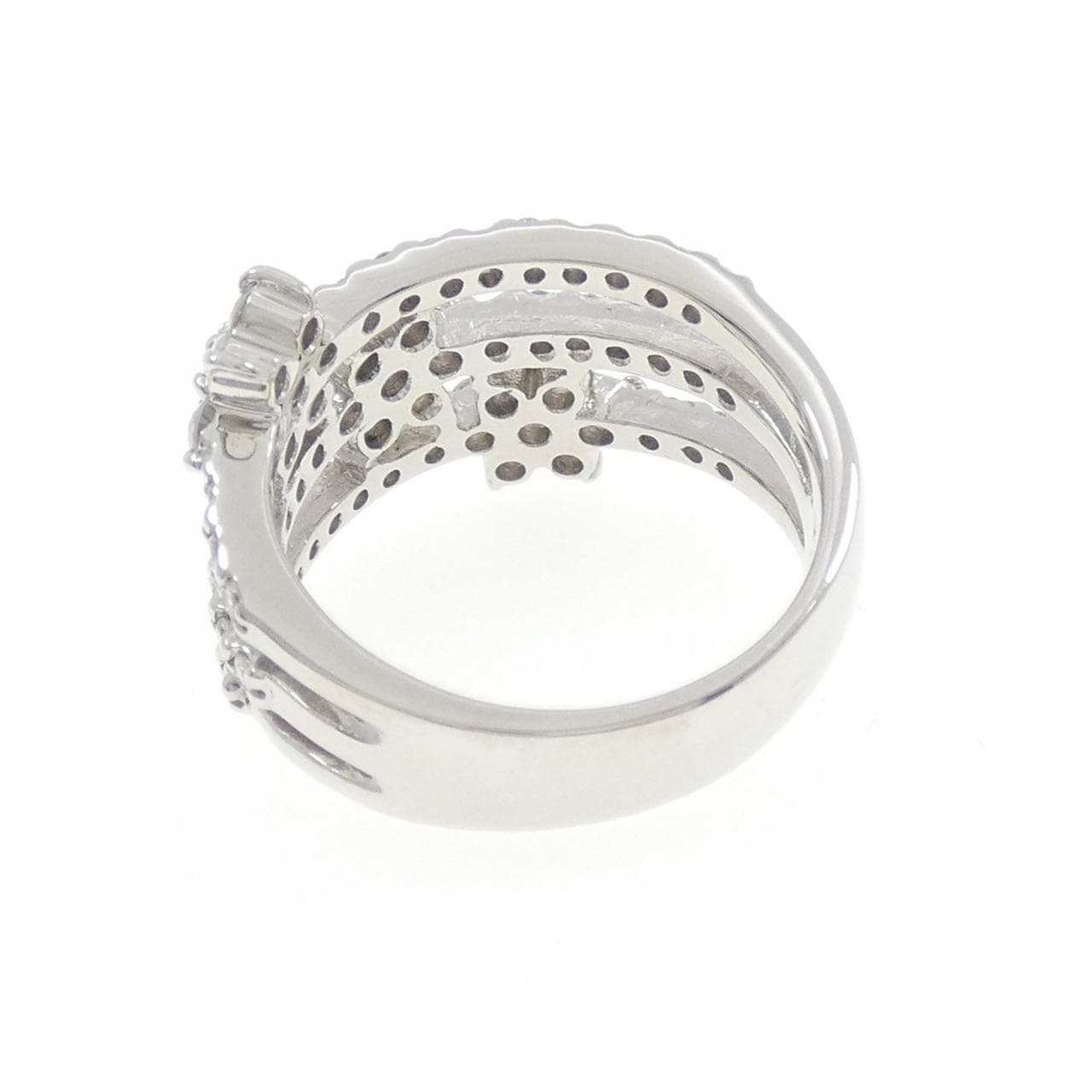 PT フラワー ダイヤモンド リング 1.05CT