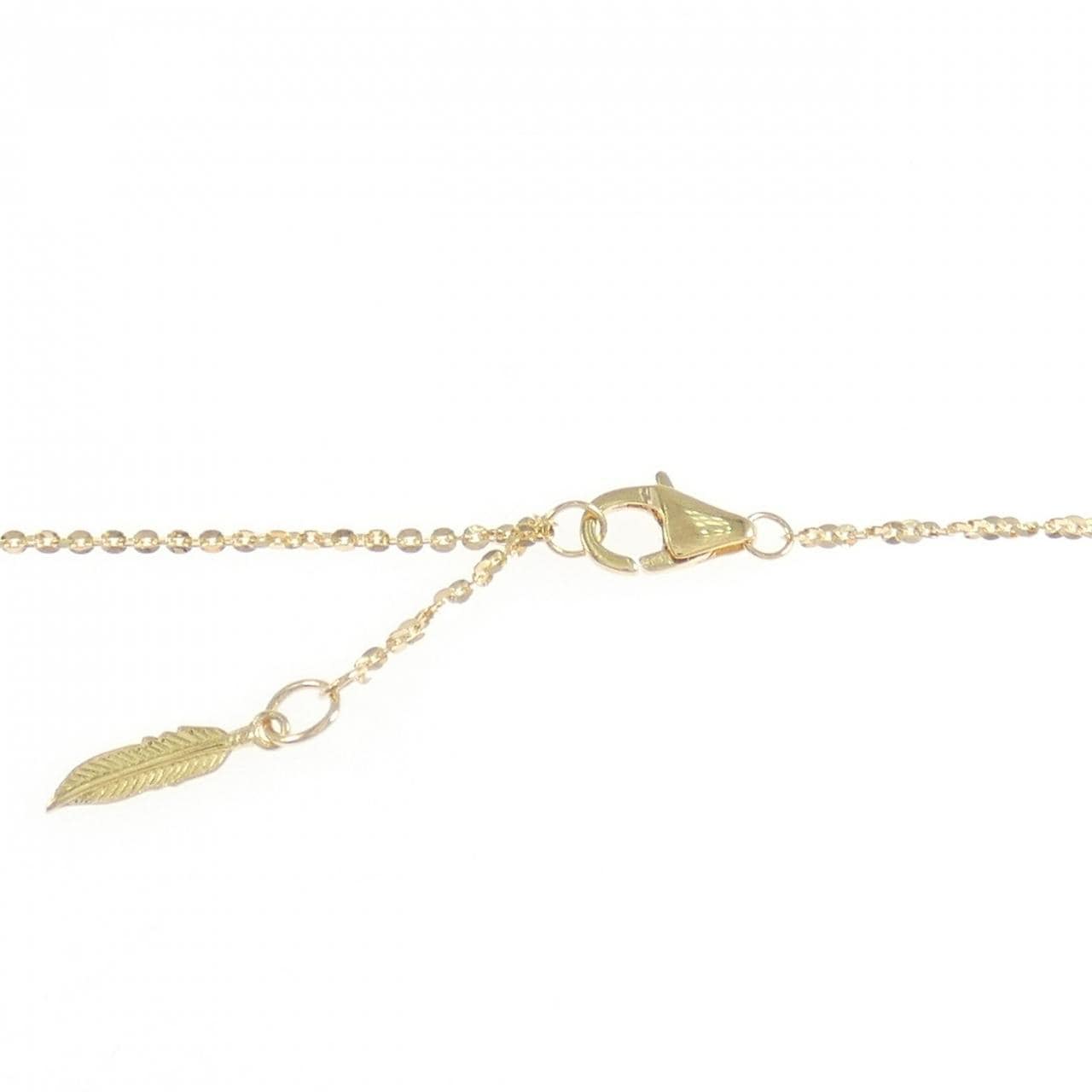 K18YG フェザー アンクレット