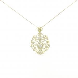 K18YG ダイヤモンド ネックレス 0.84CT