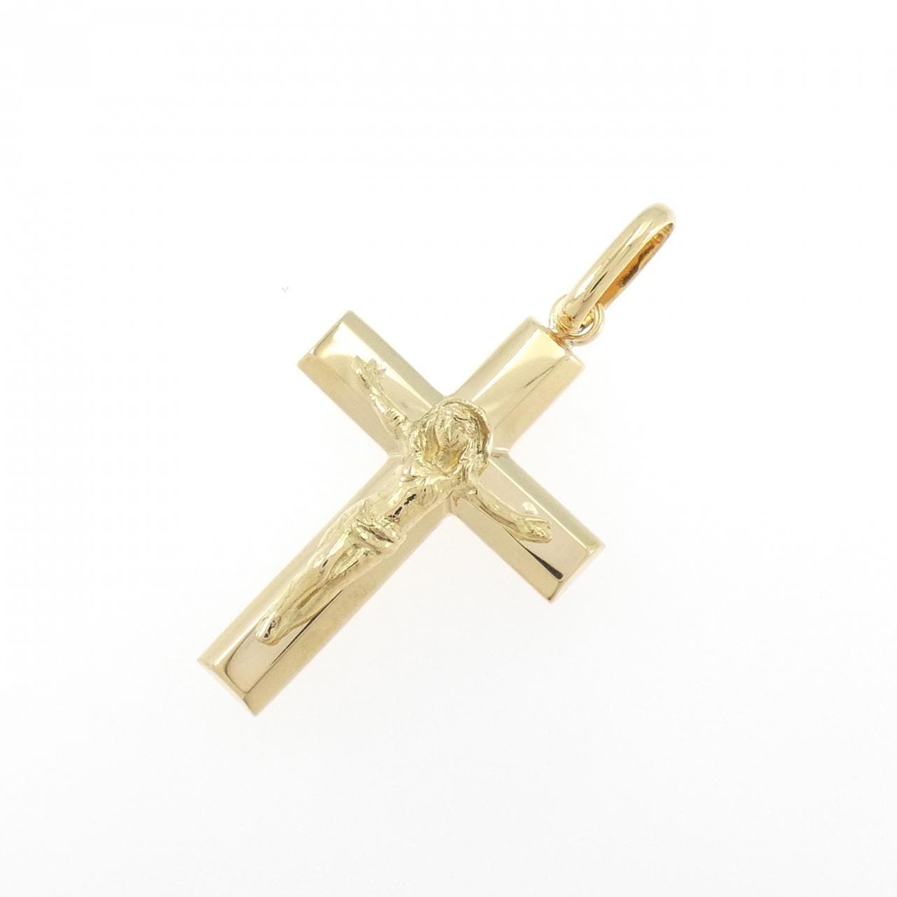 【新品】K18YG クロス ペンダント