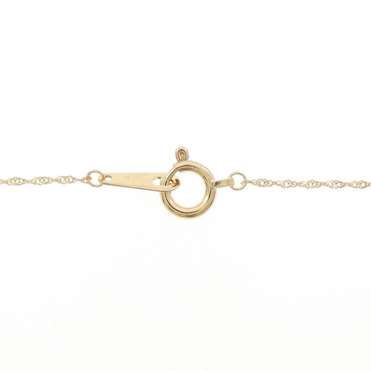 K18YG ダイヤモンド ネックレス 0.40CT
