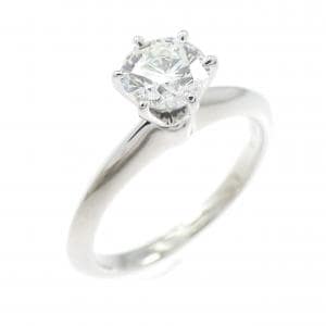 ティファニー クラシックソリティア リング 0.51CT H VS1 3EXT