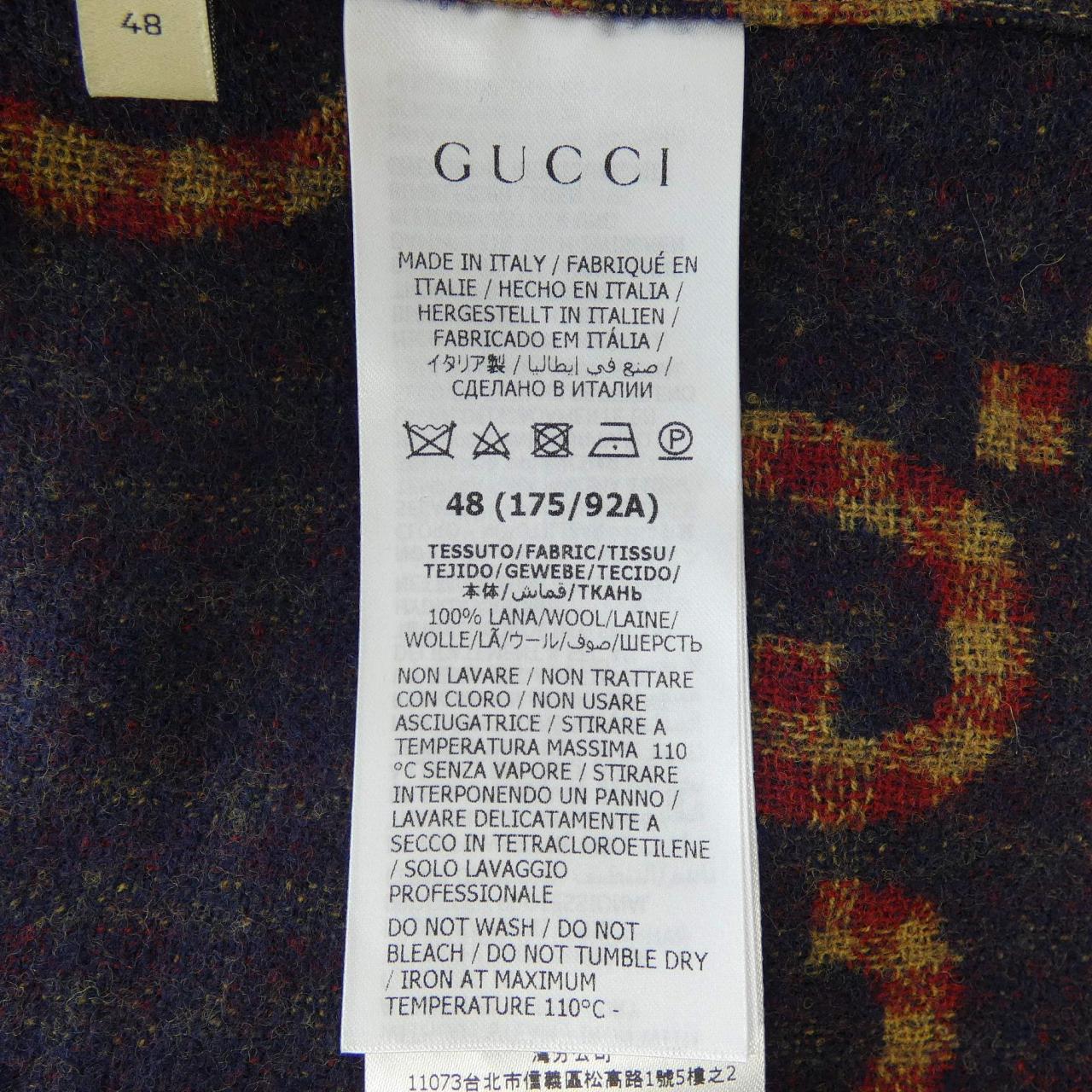 グッチ GUCCI マキシ GG ギンガム ウール シャツ 756842 ZAOBM シャツ