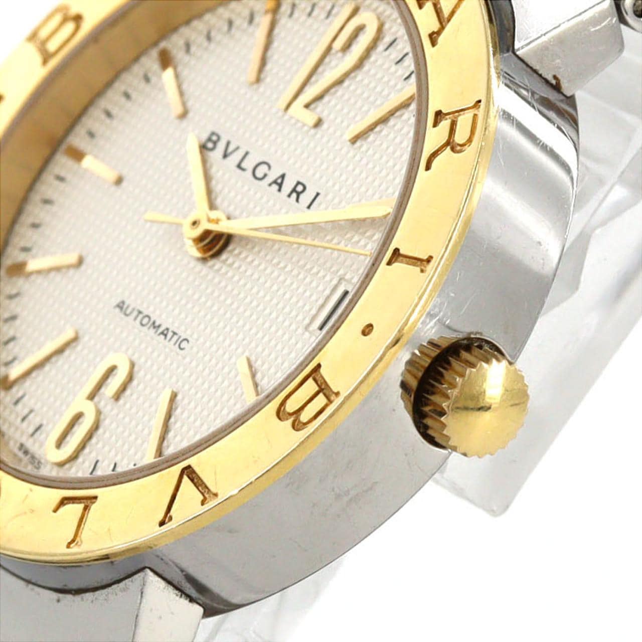 【ノーメンテナンス還元価格】ブルガリ ブルガリブルガリ コンビ BB33SGAUTO/BB33WSGD/AT SSxYG 自動巻
