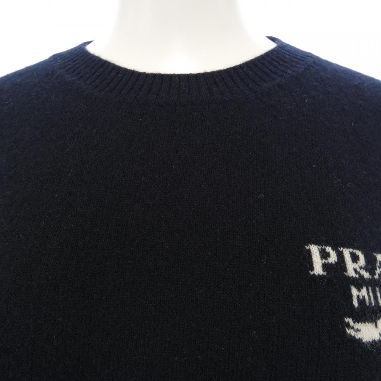 プラダ PRADA インターシャ ロゴ P24S1L S221 11N1 ニット