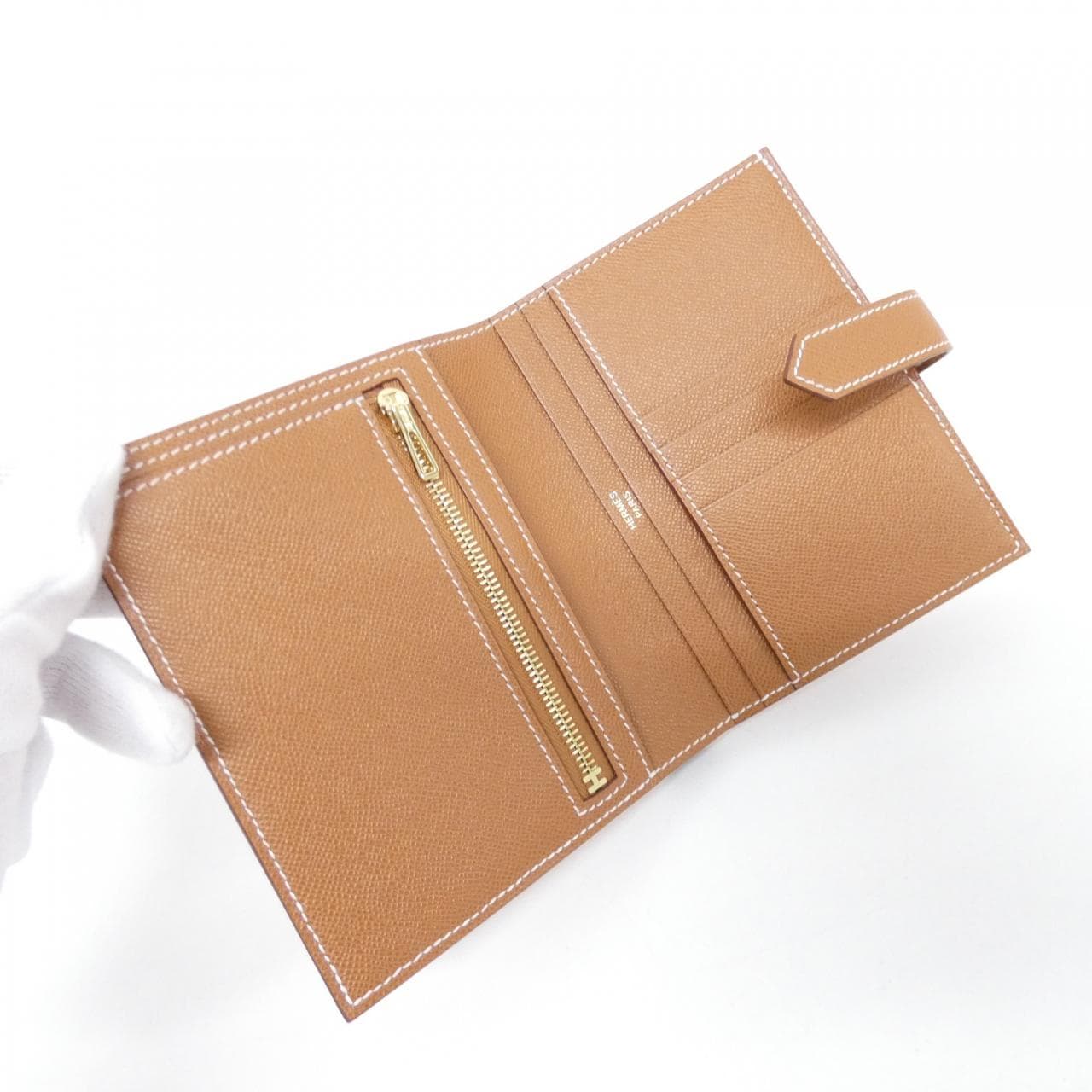 【未使用品】エルメス ベアン コンパクト 084817CC 財布
