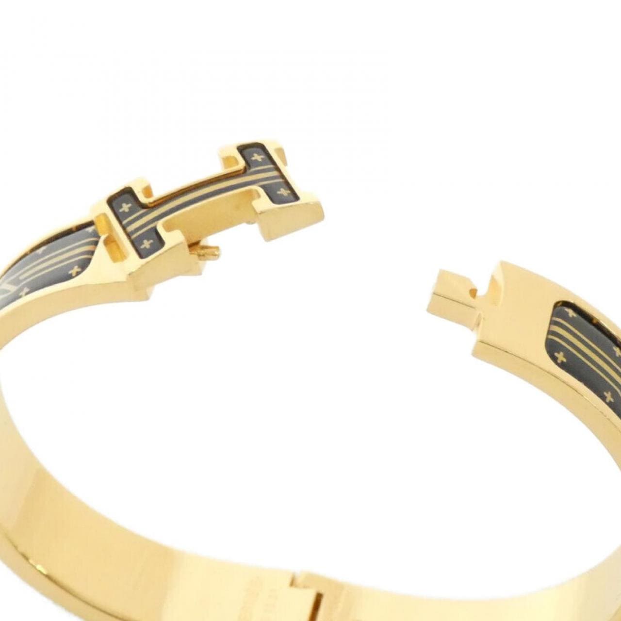 HERMES QUADRIGE AU FIL Click Ash PM 702411F Bracelet