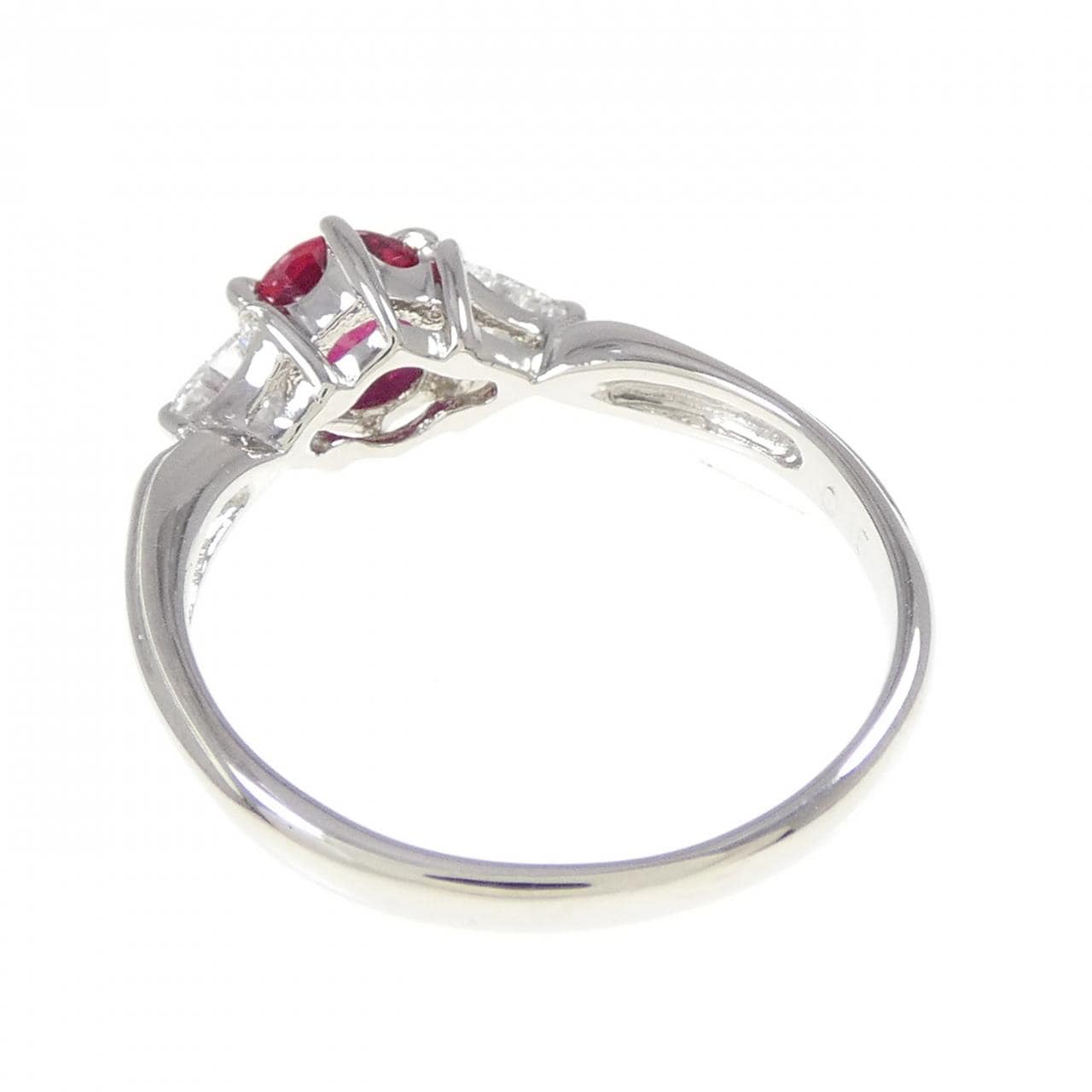 PT900 ルビー リング 0.51CT