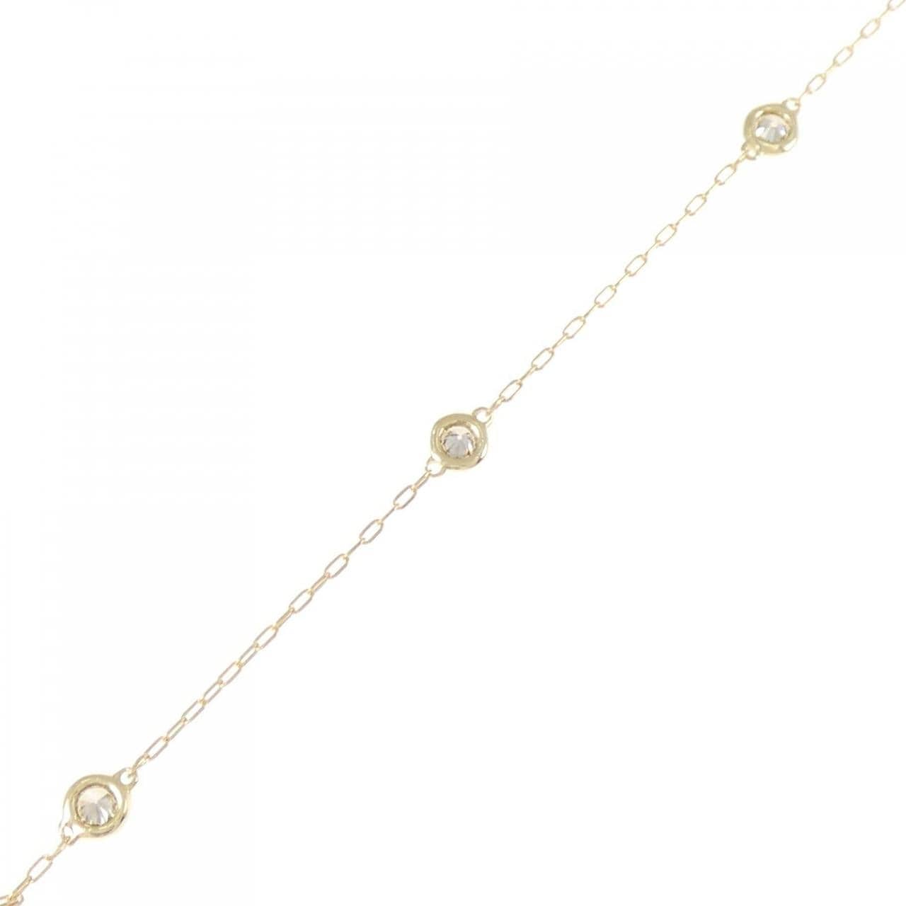 K18YG ダイヤモンド ブレスレット 0.30CT