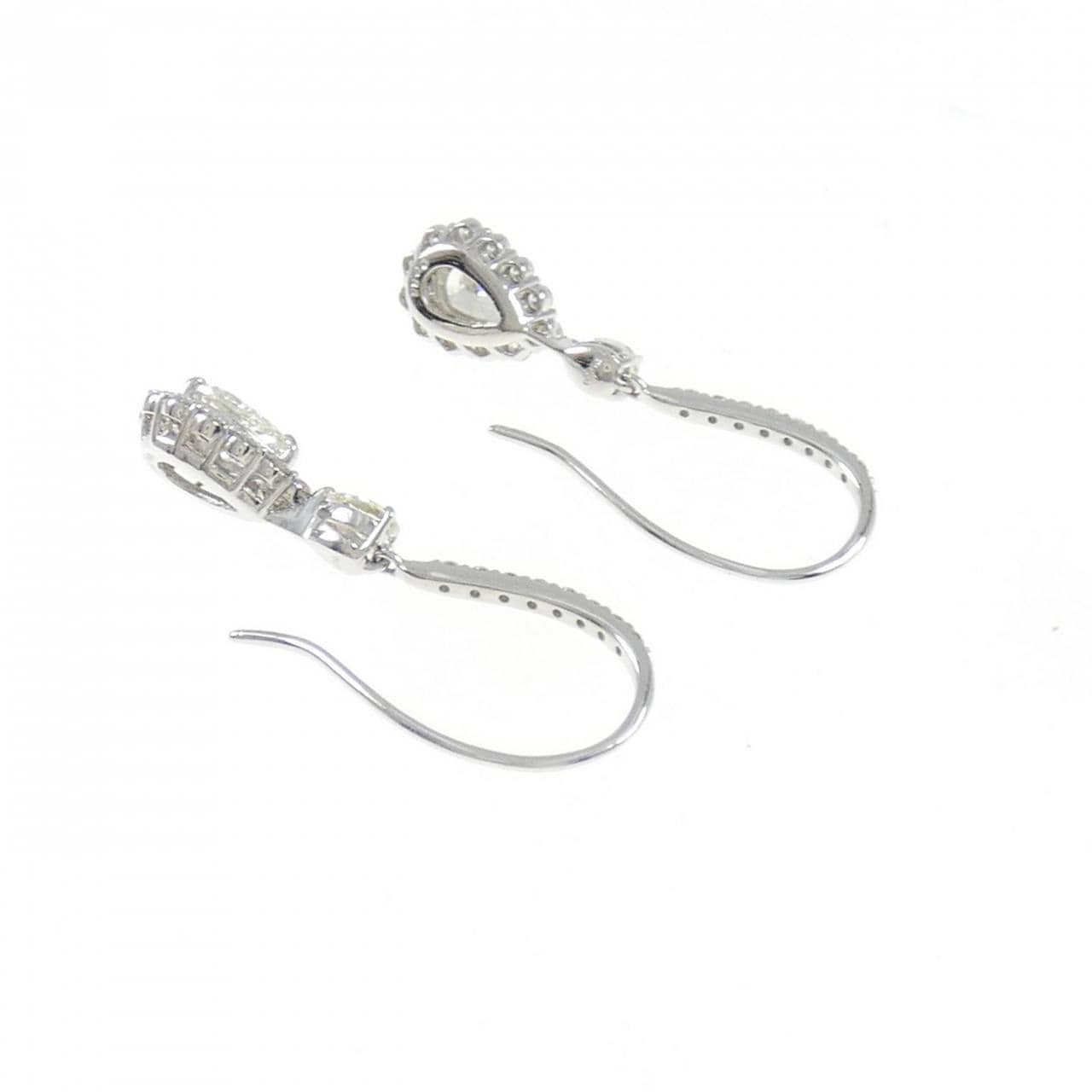 [BRAND NEW] PT950 Diamond Earrings 1.10CT