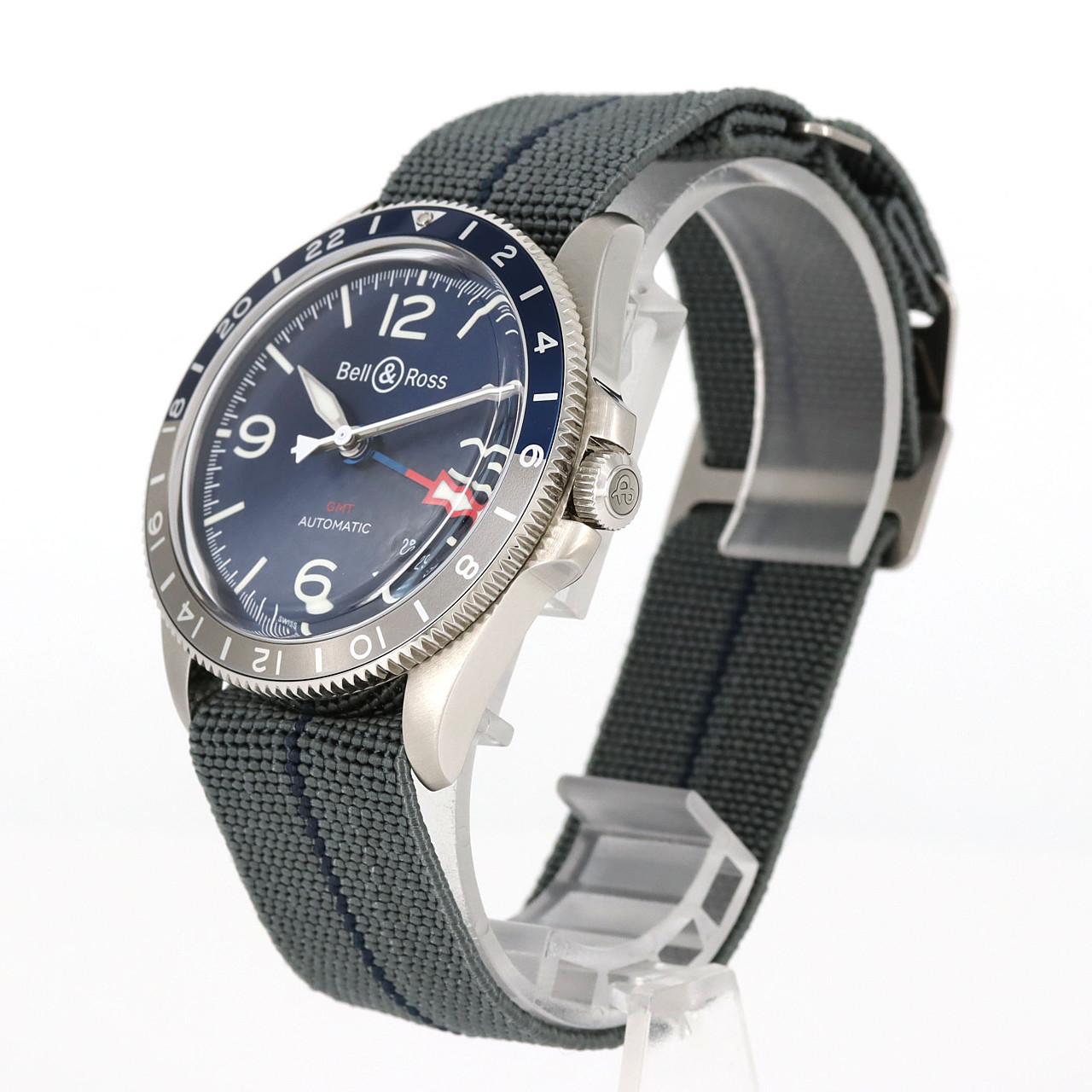 【新品】ベル&ロス BR V2-93 GMT BLUE BRV293-BLU-ST/SF SS 自動巻