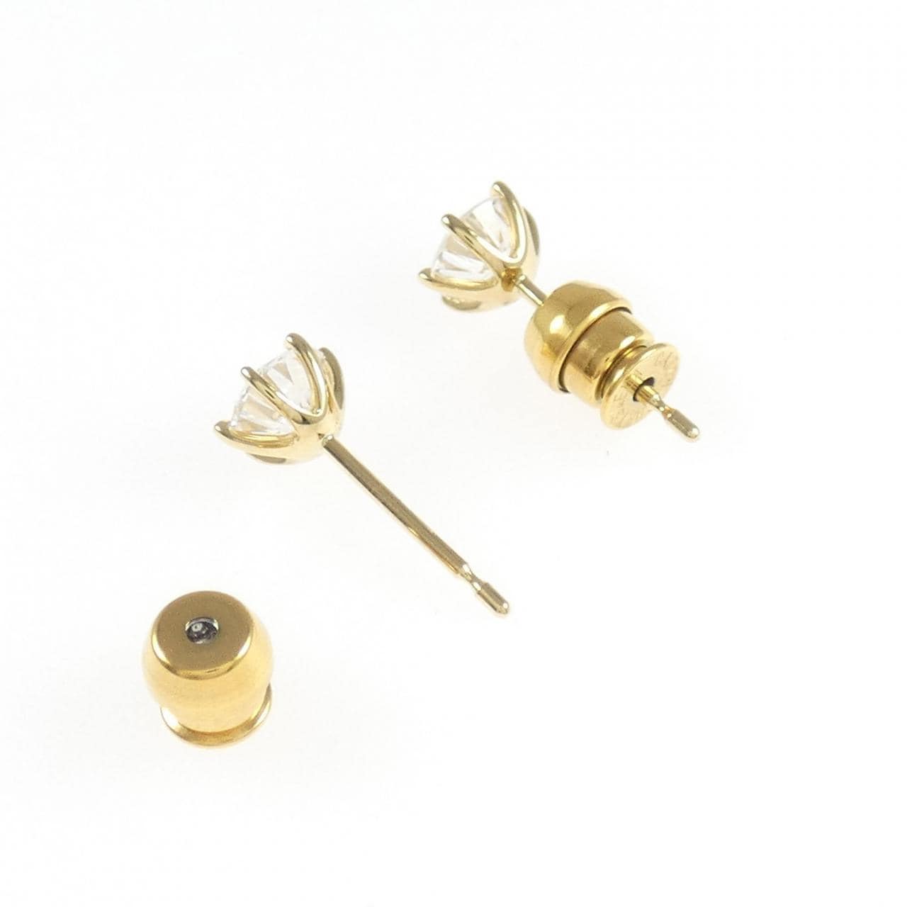 【リメイク】K18YG/ST ダイヤモンド ピアス 0.504CT 0.504CT D VS2 EXT