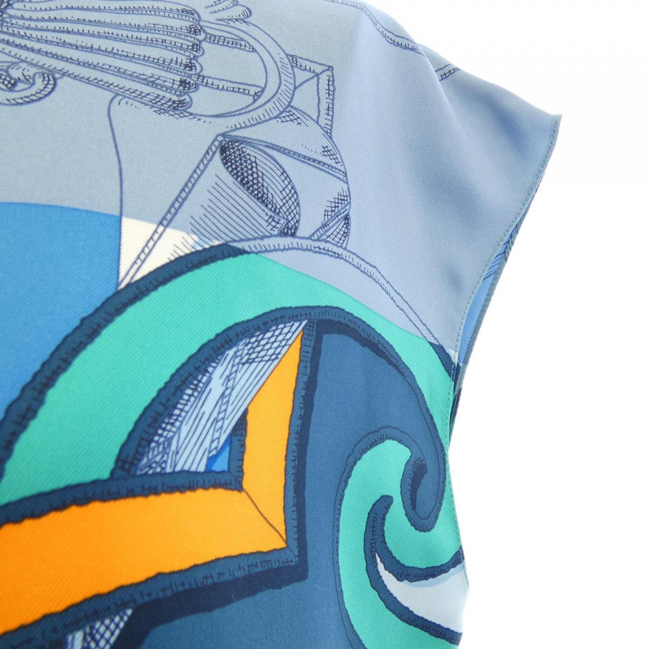 エルメス HERMES L'INSTRUCTION DU ROY ZOOM *16-7356 ツイルレーヌ ワンピース