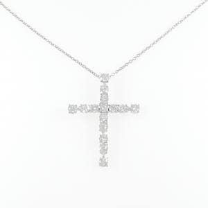 ハリーウィンストン マドンナクロス スモール ネックレス