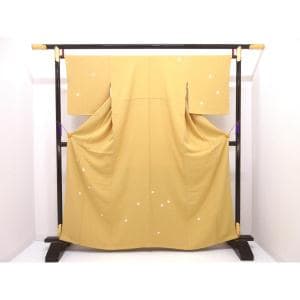 【未使用品】訪問着　友禅加工絞り入　身幅Ｌ寸