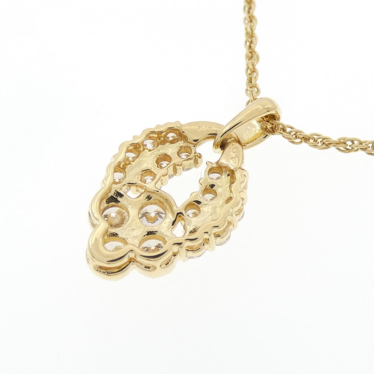 K18YG ダイヤモンド ネックレス 1.01CT