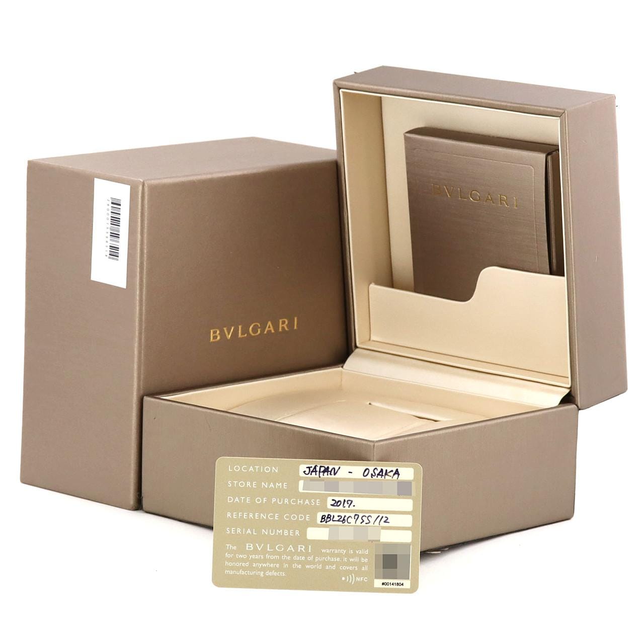 BVLGARI BVLGARI BVLGARI 12P BBL26S/BBL26C7SS/12 SS Quartz