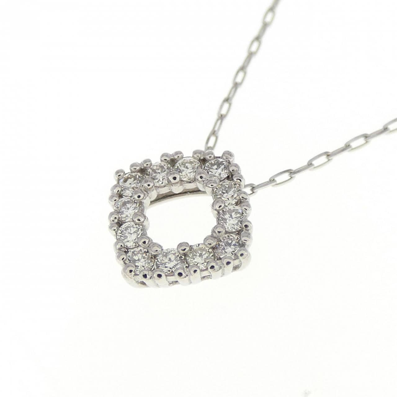 [BRAND NEW] PT Diamond Necklace 0.10CT