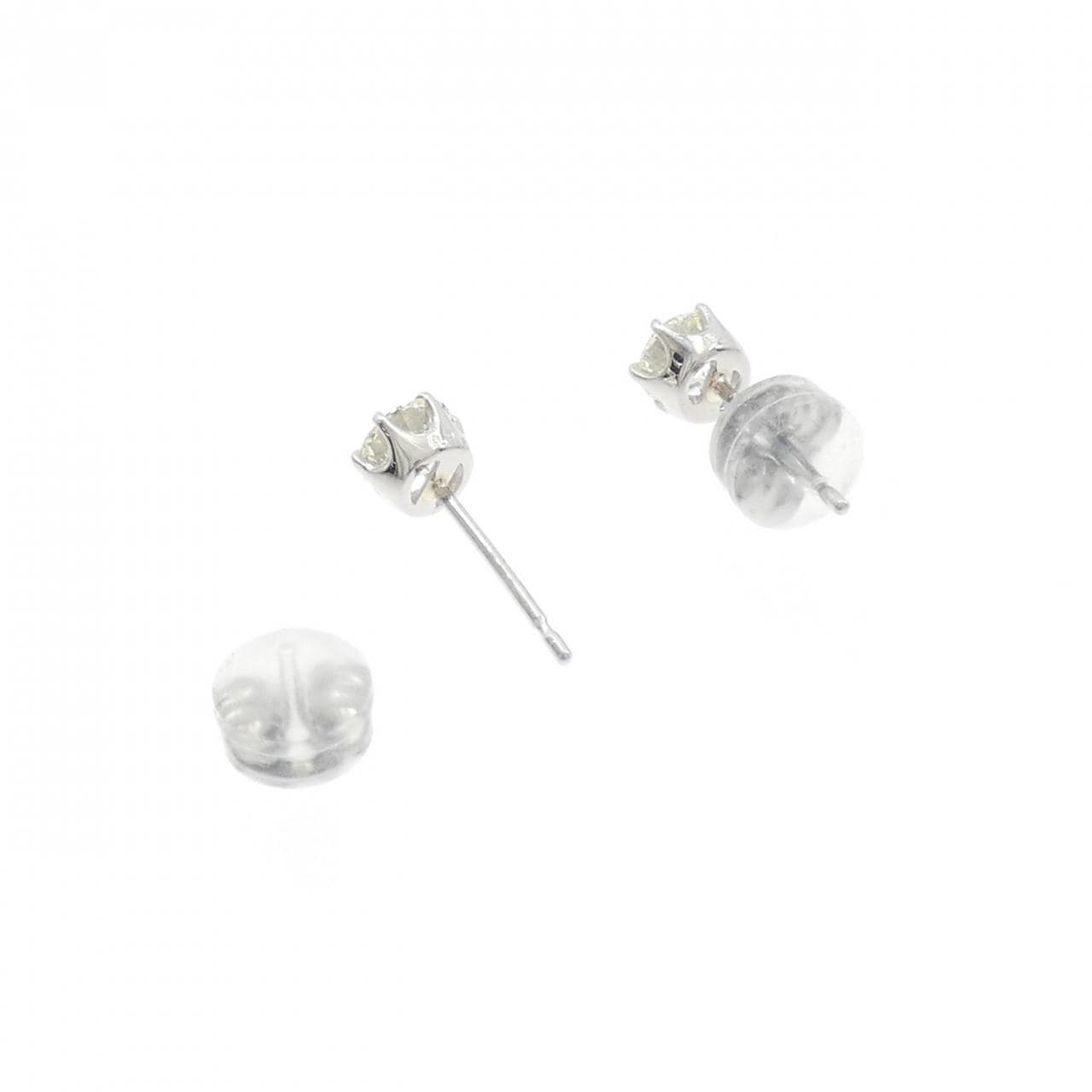 PT900 ダイヤモンド ピアス 0.281CT 0.284CT L-M SI1 VG