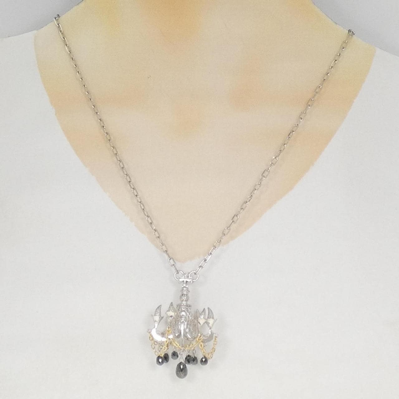 K10WG/K10YG/925 ダイヤモンド ネックレス