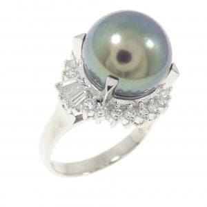 タサキ 黒蝶パール リング 11.2mm