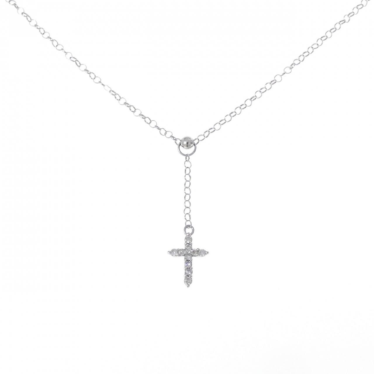 PT900/PT850 ダイヤモンド ネックレス 0.15CT
