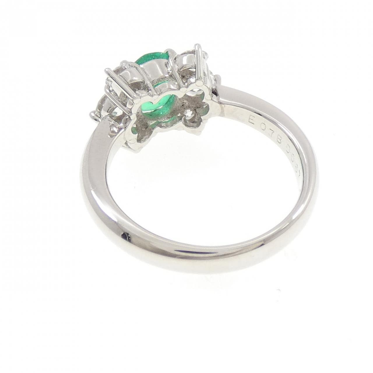 PT900 エメラルド リング 0.78CT