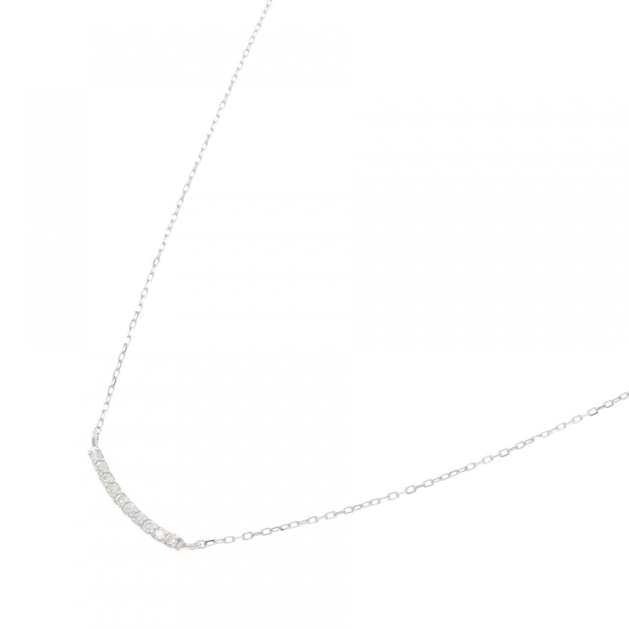 K10WG ダイヤモンド ネックレス 0.05CT