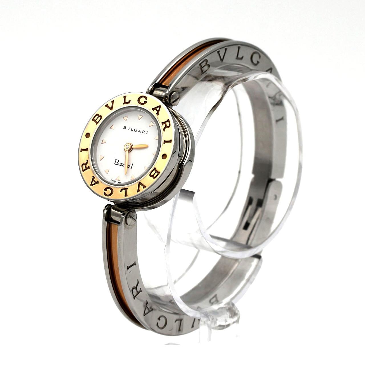 【ノーメンテナンス還元価格】ブルガリ B-Zero1 PGコンビ Mサイズ BZ22SG/BZ22WSPG SSxPG クォーツ