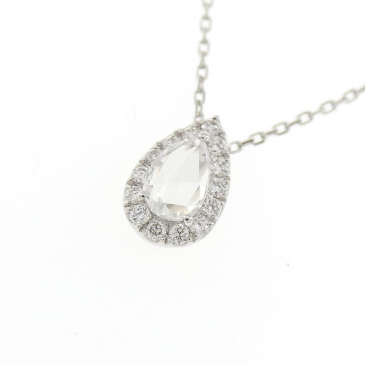 PT950/PT850 ダイヤモンド ネックレス 0.18CT