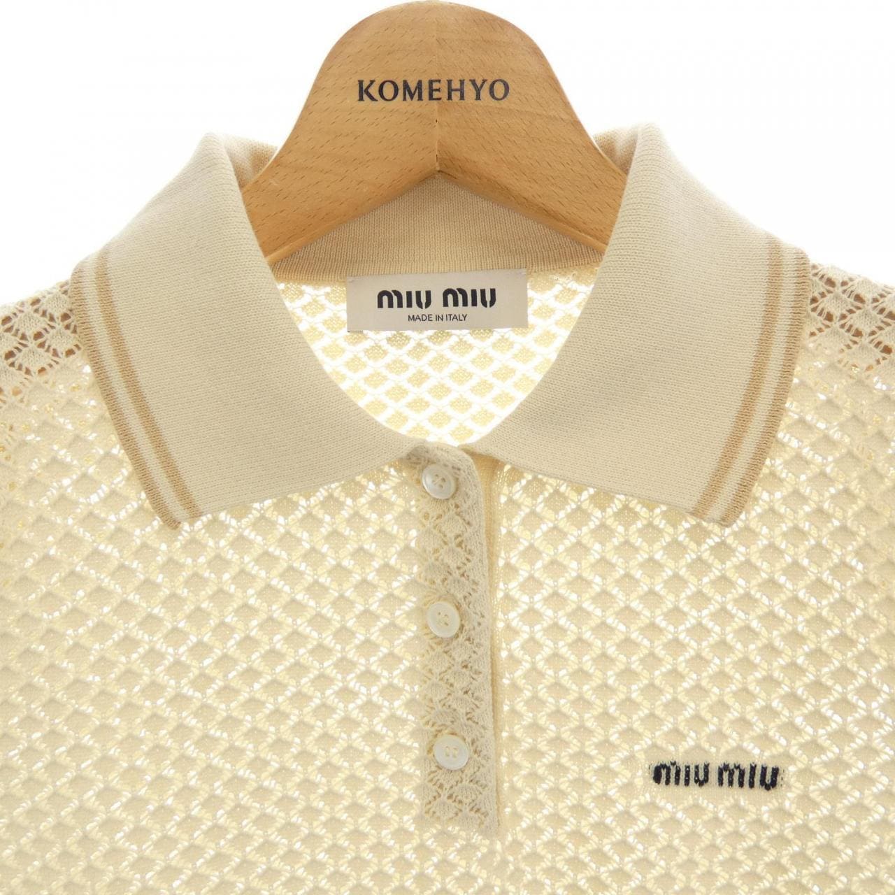 ミュウミュウ MIU MIU MMLB28 SOOO 17NL ポロシャツ