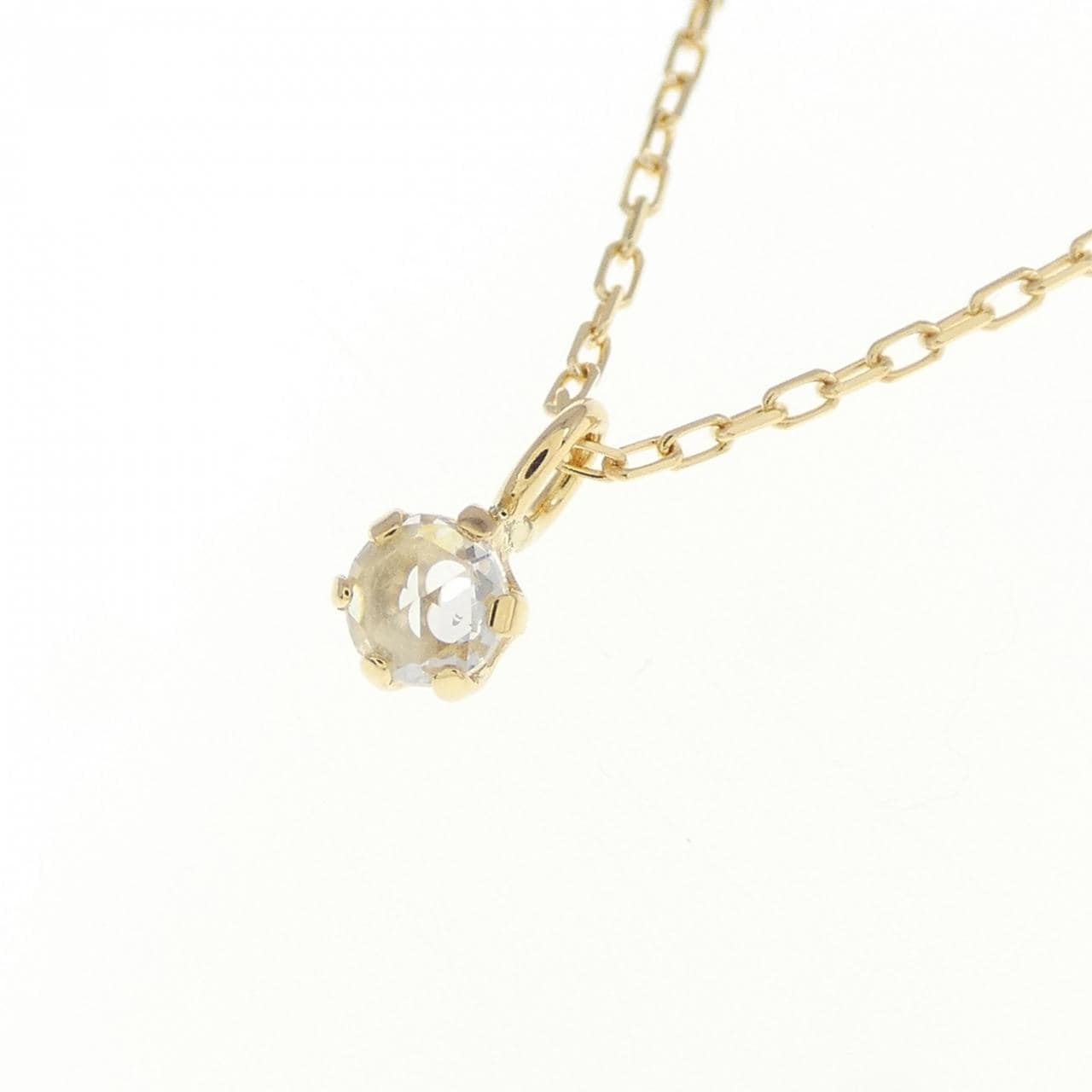 K18YG ダイヤモンド ネックレス 0.07CT