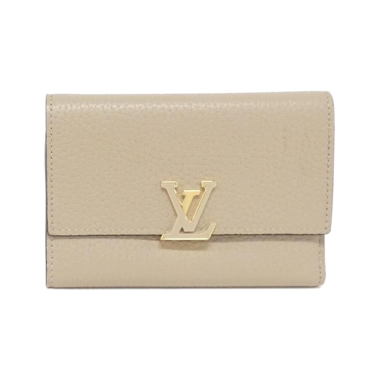 LOUIS VUITTON Taurillon Portefeuille Capucines Compact M62159 Wallet