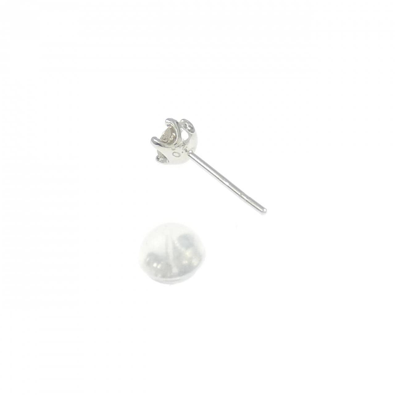 PT900 ダイヤモンド ピアス 0.20CT 片耳