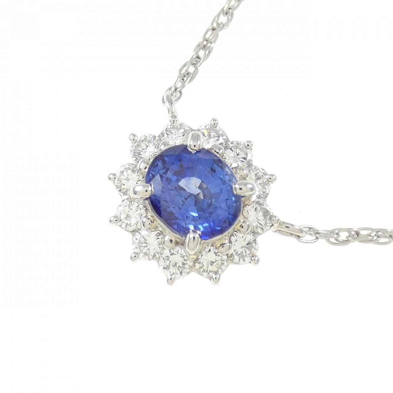 PT Sapphire Necklace 1.20CT