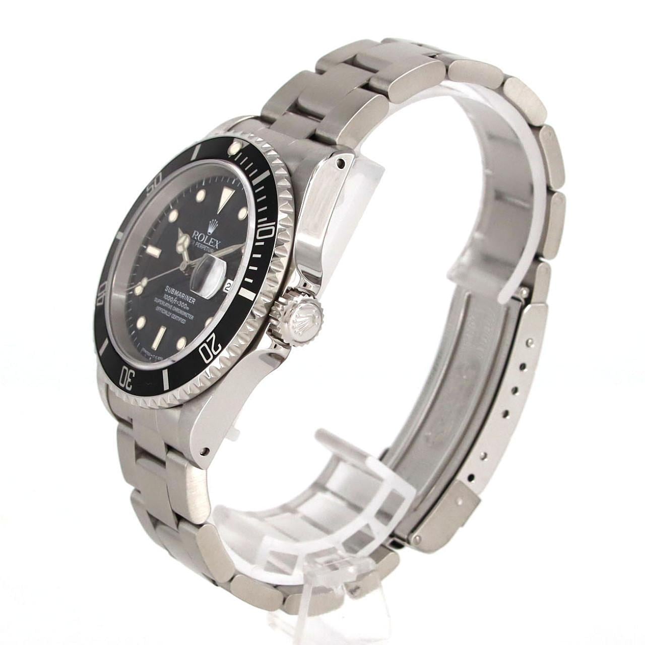 ロレックス サブマリーナーデイト 16610. SS 自動巻 X番