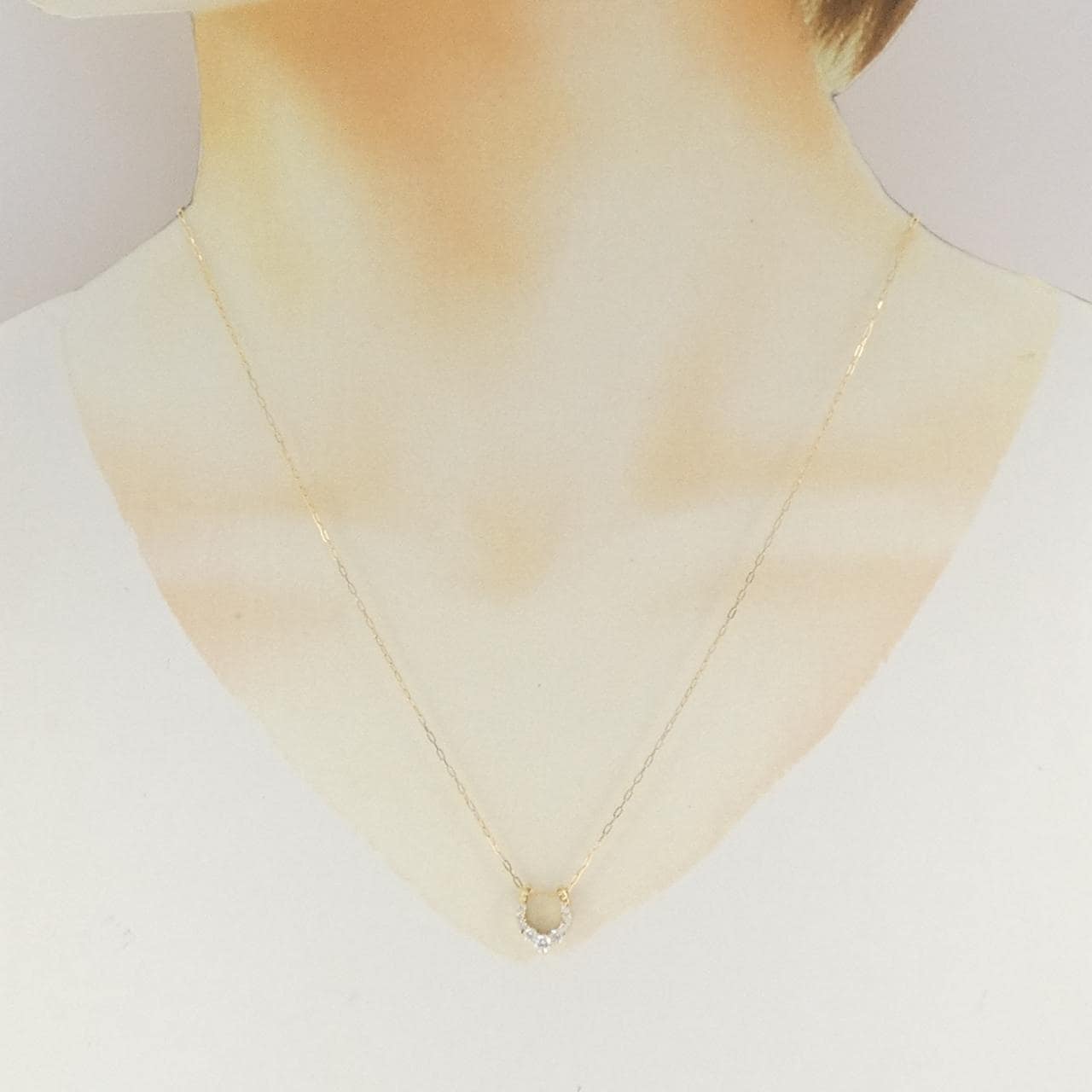 K18YG ダイヤモンド ネックレス 0.28CT