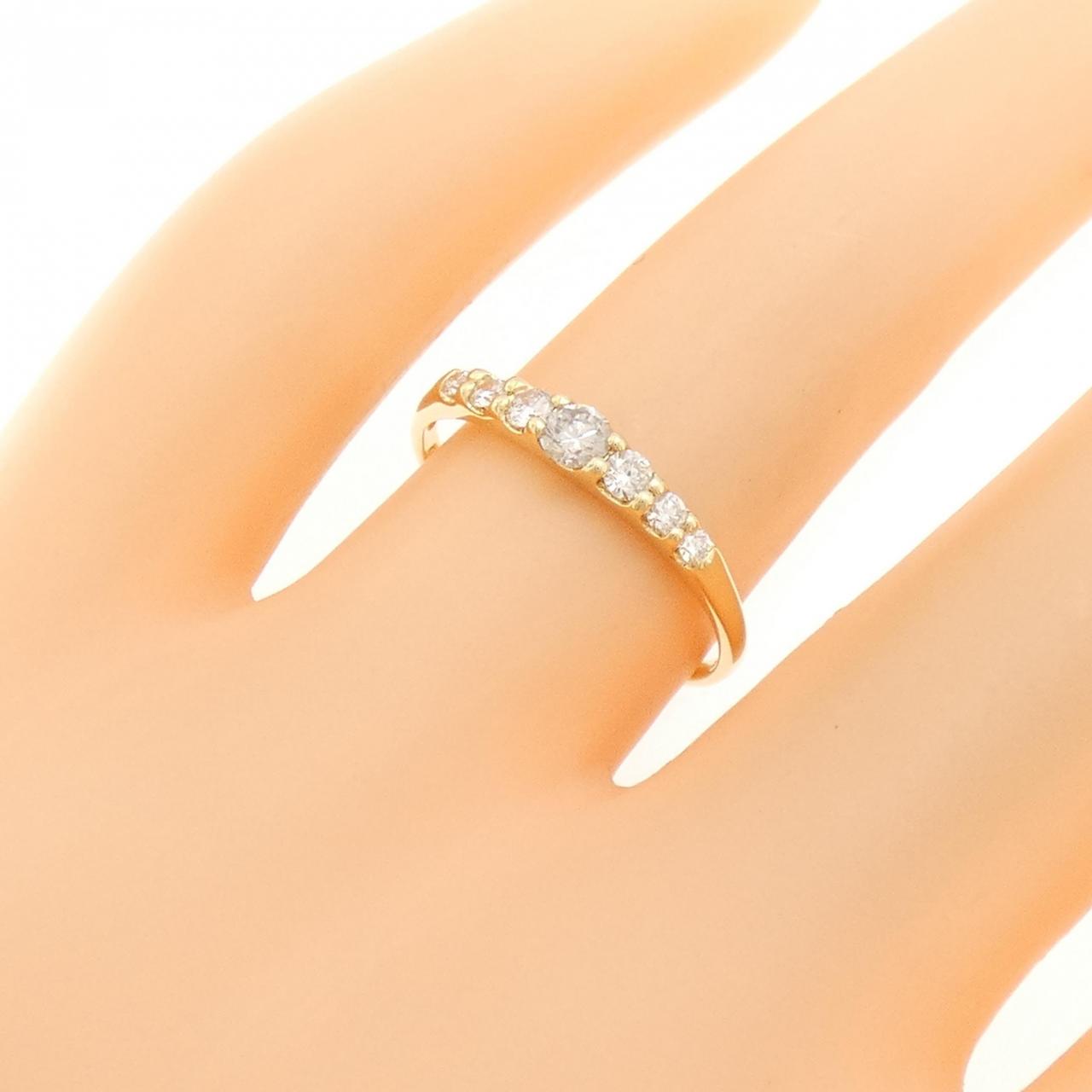 K18YG ダイヤモンド リング 0.30CT