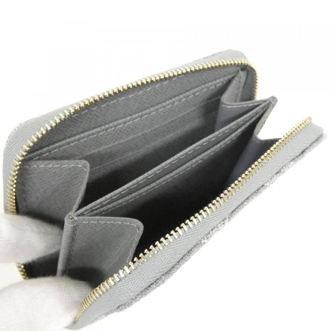 LOUIS VUITTON Monogram Denim Zippy Coin Purse M14277 INCASE