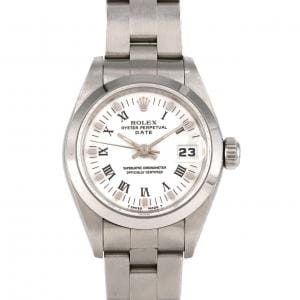 【ノーメンテナンス特価】ロレックス オイスターパーペチュアルデイト 69160 SS 自動巻 U番