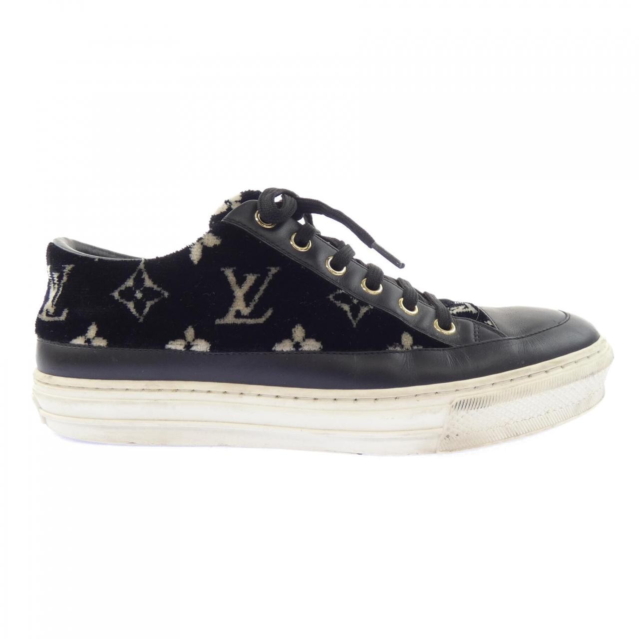ルイヴィトン LOUIS VUITTON モノグラムベルベット ステラーライン スニーカー