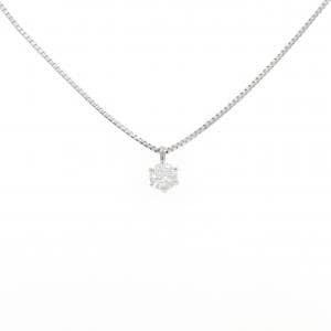 PT900/PT850 ソリティア ダイヤモンド ネックレス 0.305CT