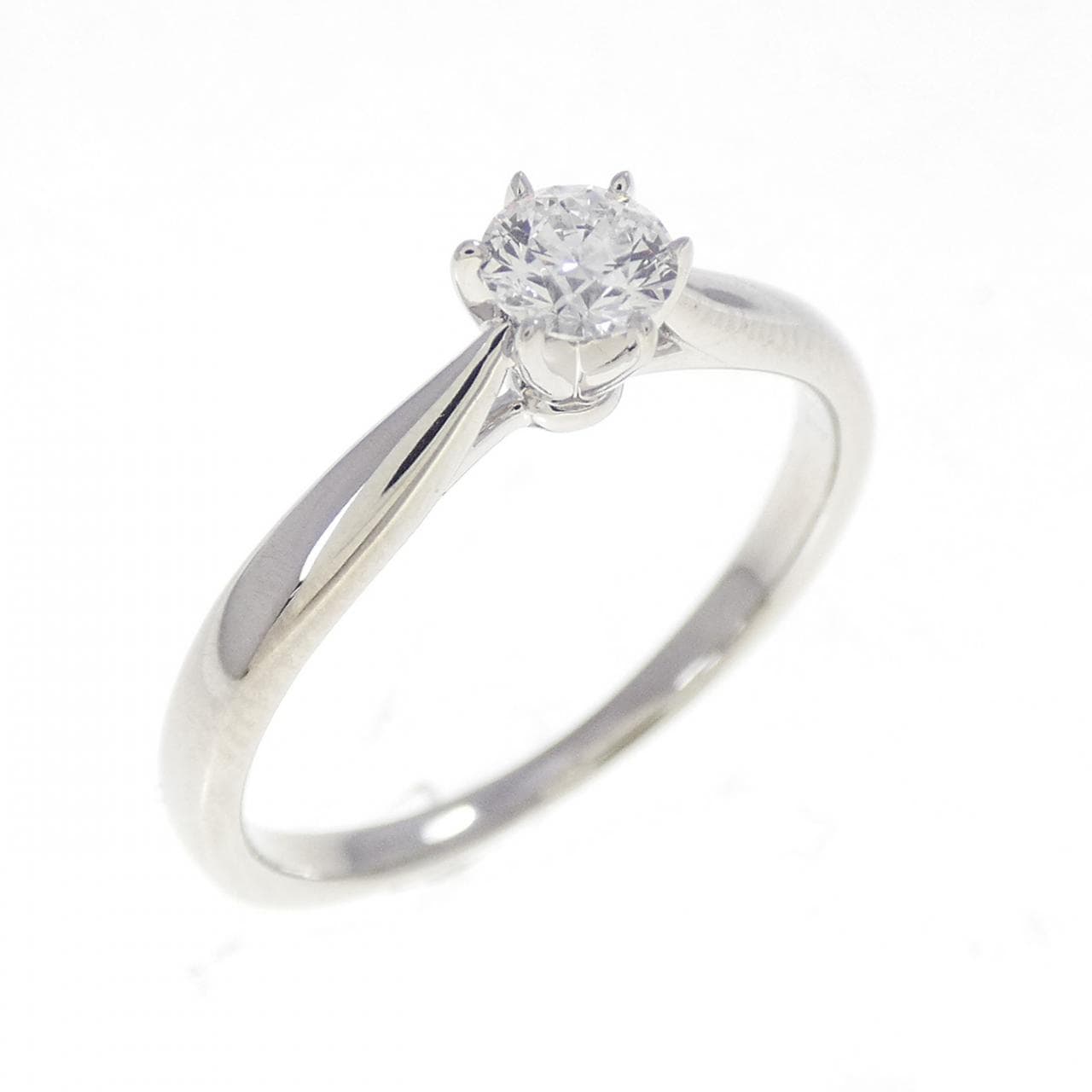 タサキ ピアチェーレ ソリティア リング 0.21CT D VS1 3EXT