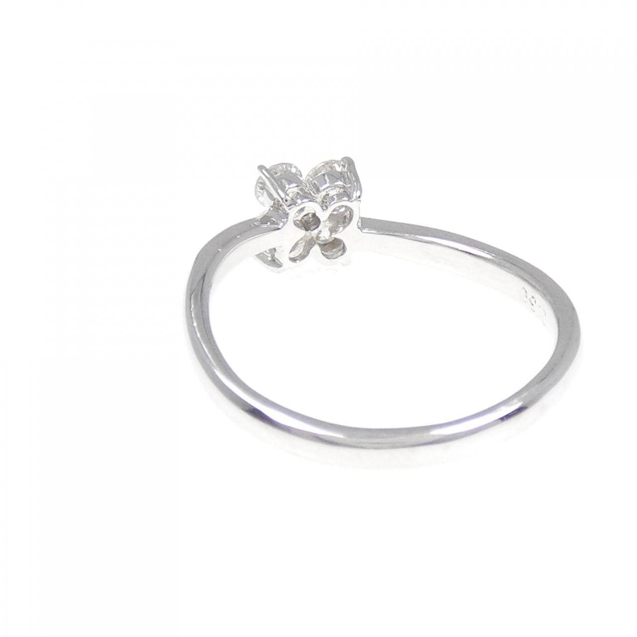 PT フラワー ダイヤモンド リング 0.30CT