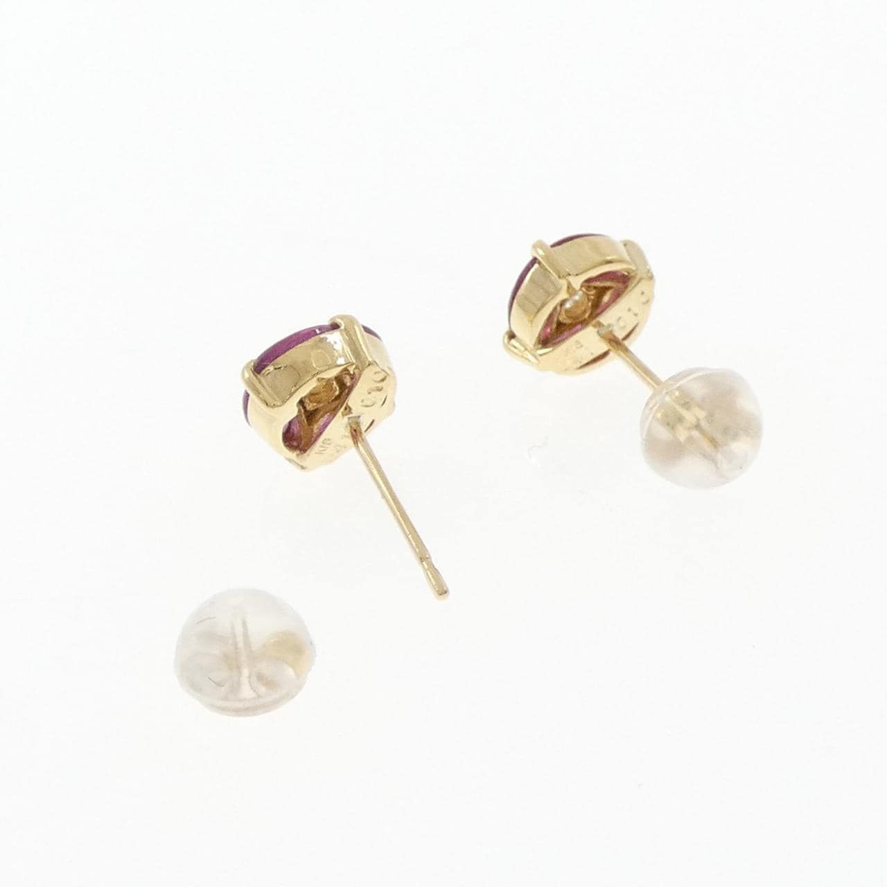 K18YG ルビー ピアス 0.82CT