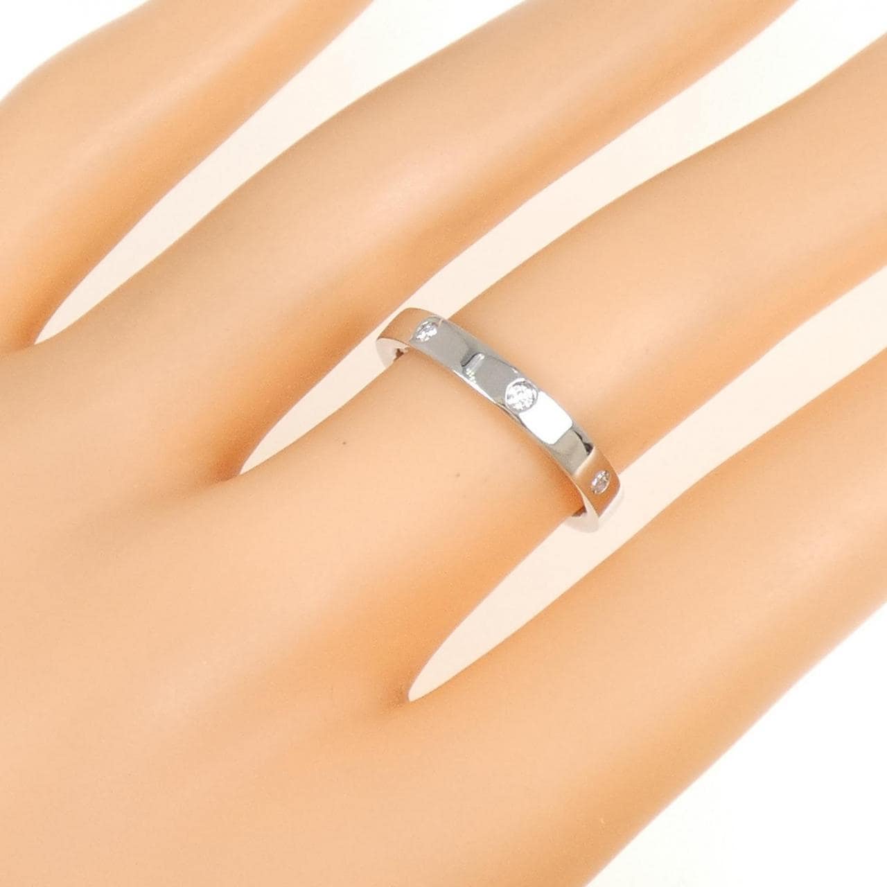 PT950 ダイヤモンド リング 0.06CT