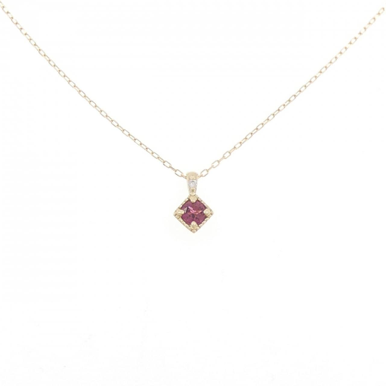 K10YG トルマリン ネックレス