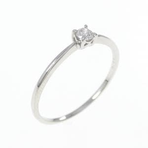 PT900 ソリティア ダイヤモンド リング 0.08CT
