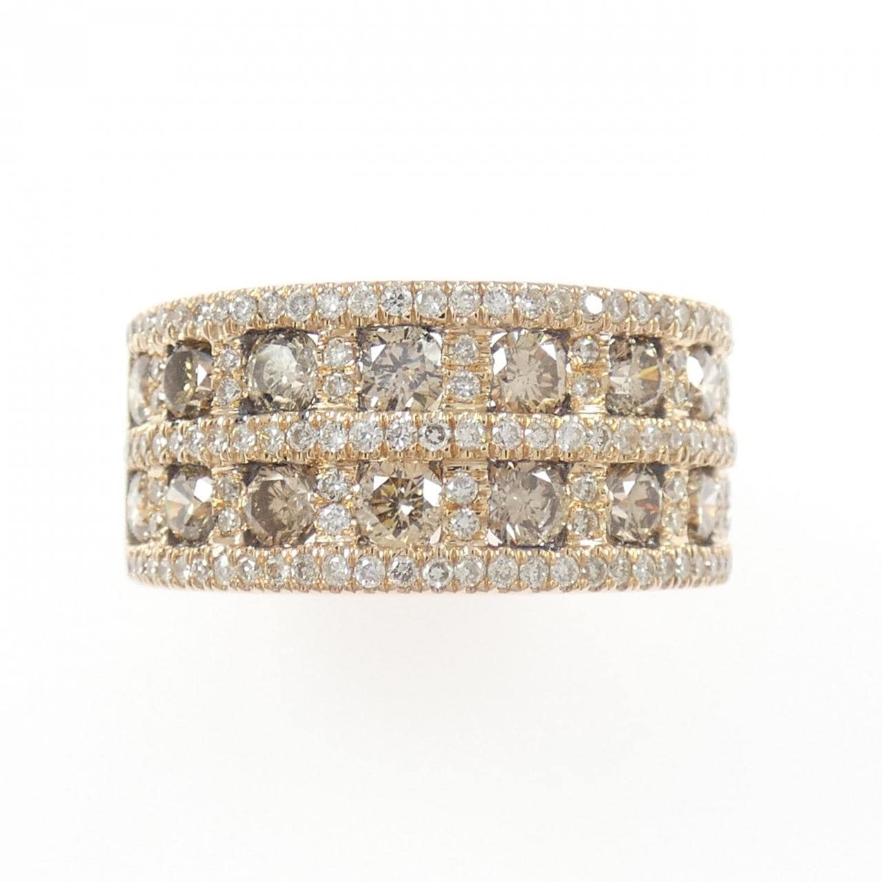 K18PG ダイヤモンド リング 1.90CT