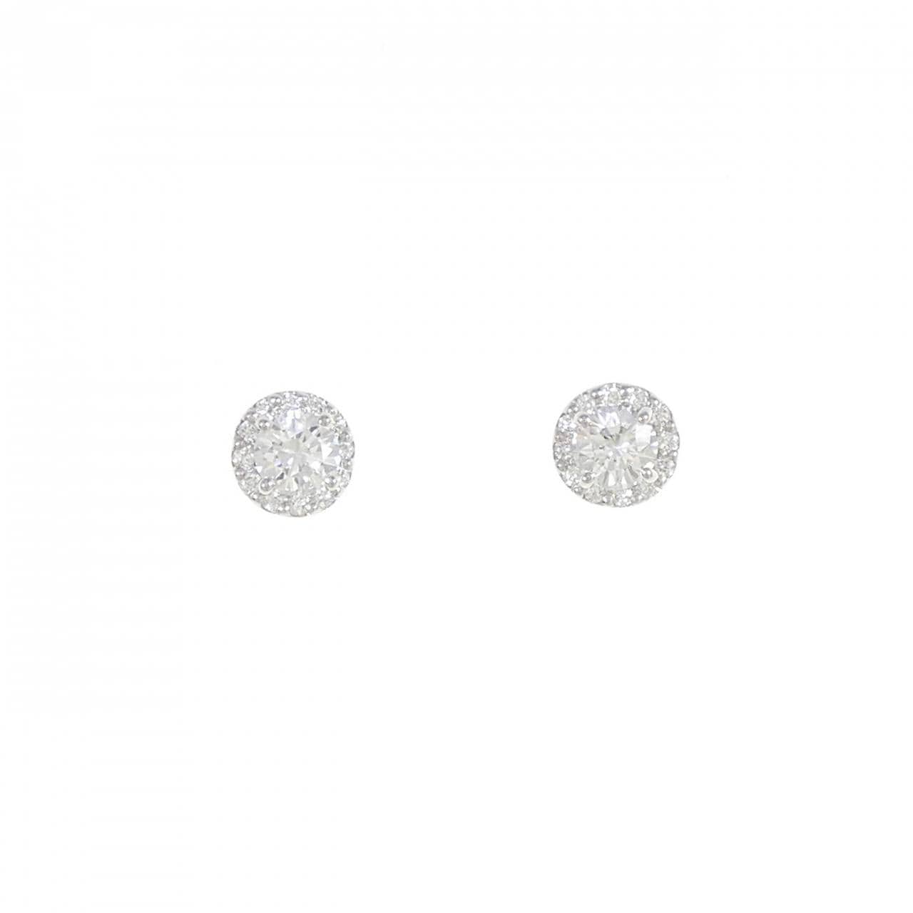 [再加工款] PT900/ST鑽石耳環 0.221CT 0.226CT E VS1 VG